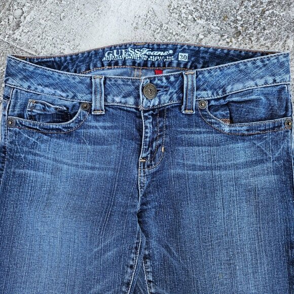 Guess Jeans Women Denim Jeans Blue Cotton Slim Fit Jean Size 30 - Picture 6 of 13